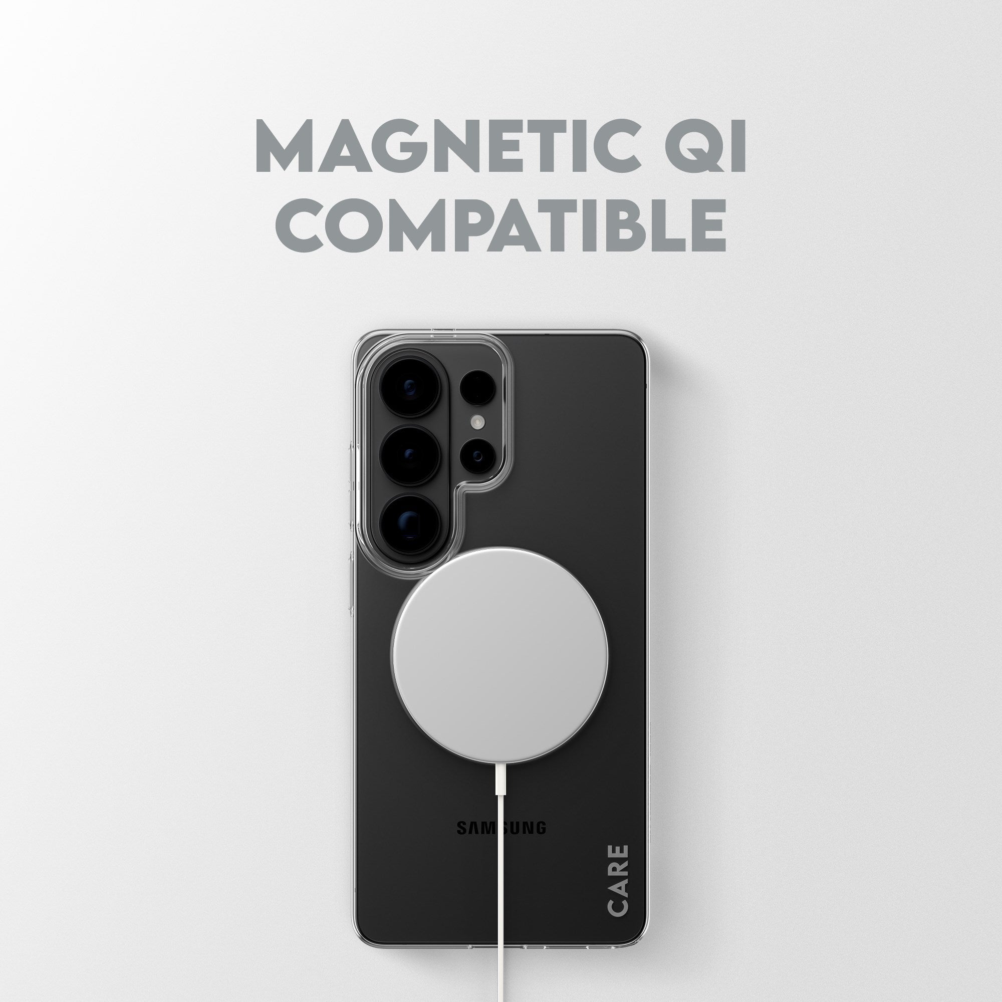 CARE™ by PanzerGlass® SL1M Case Transparent w. Qi Samsung Galaxy S26 Ultra